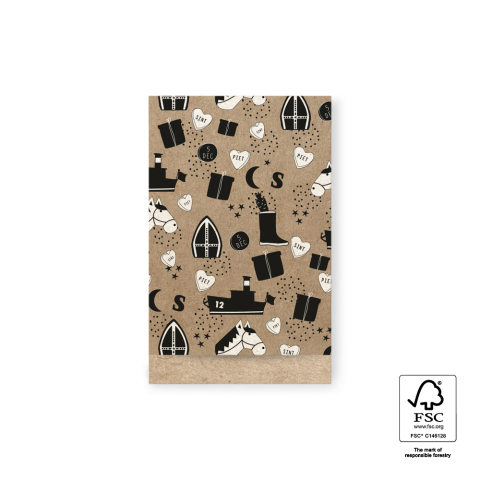 P33.318.012 Sint Cadeauzakjes - Illustratie Craft - 12 x 19 cm