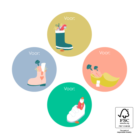 P39.151.250 Sint Stickers Multi - Schoen