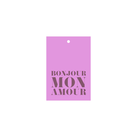 P72.130.020 Cadeaulabel - Bonjour Mon Amour