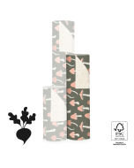 P15.307.050 Inpakpapier - Mushrooms Forest Green