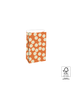 P44.085.012 Blokbodemzakken - Smiley Cognac - 12 x 7 x 19 cm